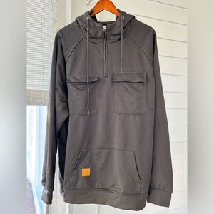 Men's Gray Hoodie Sweater